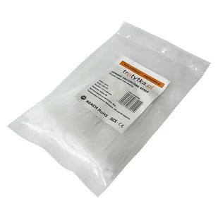 Opaski zaciskowe Tretytka UV 2,5 x 80 mm, biały - Inne mocowania - miniaturka - grafika 1