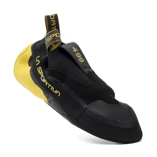 La Sportiva Cobra 4:99 Buty wspinaczkowe Mężczyźni, black/yellow EU 42,5 2021 Buty wspinaczkowe wsuwane 20Y999100-42 - Buty sportowe męskie - miniaturka - grafika 1