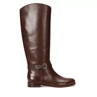 Kozaki damskie - Oficerki Lauren Ralph Lauren 802937804003 Brązowy - miniaturka - grafika 1