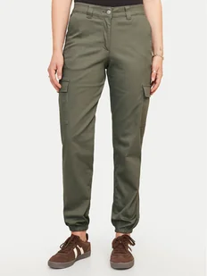 JJXX Joggery Kendal 12259034 Zielony Regular Fit - Spodnie damskie - miniaturka - grafika 1