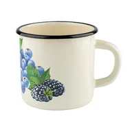 Kubki - Kubek emaliowany prosty BORÓWKA 11 cm 1 l - miniaturka - grafika 1