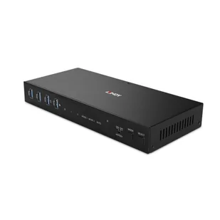 Lindy 39314 przełącznik KVM Czarny 39314 - Przełączniki KVM - miniaturka - grafika 1