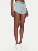 Spodenki damskie - Under Armour Szorty sportowe Tech™ Play Up Shine 1389883 Zielony Regular Fit - miniaturka - grafika 1