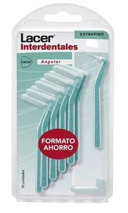 Szczoteczki międzyzębowe Lacer Interdental Extra Fine Angular 10 szt (8470001632425) - Szczoteczki międzyzębowe - miniaturka - grafika 1