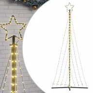 Ozdoby bożonarodzeniowe - vidaXL Lampki choinkowe, 447 ciepłych białych LED, 249 cm - miniaturka - grafika 1