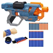 Zabawki militarne - Nerf Elite 2.0 Commander E9485 + 20 strzałek + opaska - miniaturka - grafika 1
