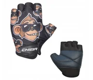 Rękawiczki rowerowe - Rękawiczki rowerowe Chiba Cool Kids czarne małpa rozm. S - miniaturka - grafika 1