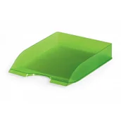 Półki na dokumenty - Durable BASIC TACKA NA DOKUMENTY A4 ZIELONA TRANSP - miniaturka - grafika 1