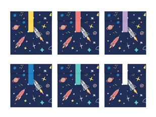 PartyDeco Torebki na słodycze Kosmos, 13x14cm (1 op. / 6 szt.) - Gadżety dla niej i dla niego PartyDeco Torebki na słodycze Kosmos, 13x14cm (1 op. / 6 szt.) - Gadżety dla niej i dla niego - miniaturka - grafika 1