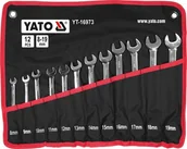 Klucze i nasadki - Yato YATO KLUCZE PŁASKO-OCZKOWE Z GRZECHOTKĄ I PRZEGUBEM kpl.12szt. - miniaturka - grafika 1