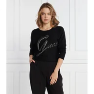Bluzki damskie - GUESS Bluzka | Regular Fit - miniaturka - grafika 1