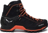 Buty trekkingowe męskie - Buty trekkingowe męskie Salewa Trainer Mid GTX czarne r. 42 1/2 - miniaturka - grafika 1