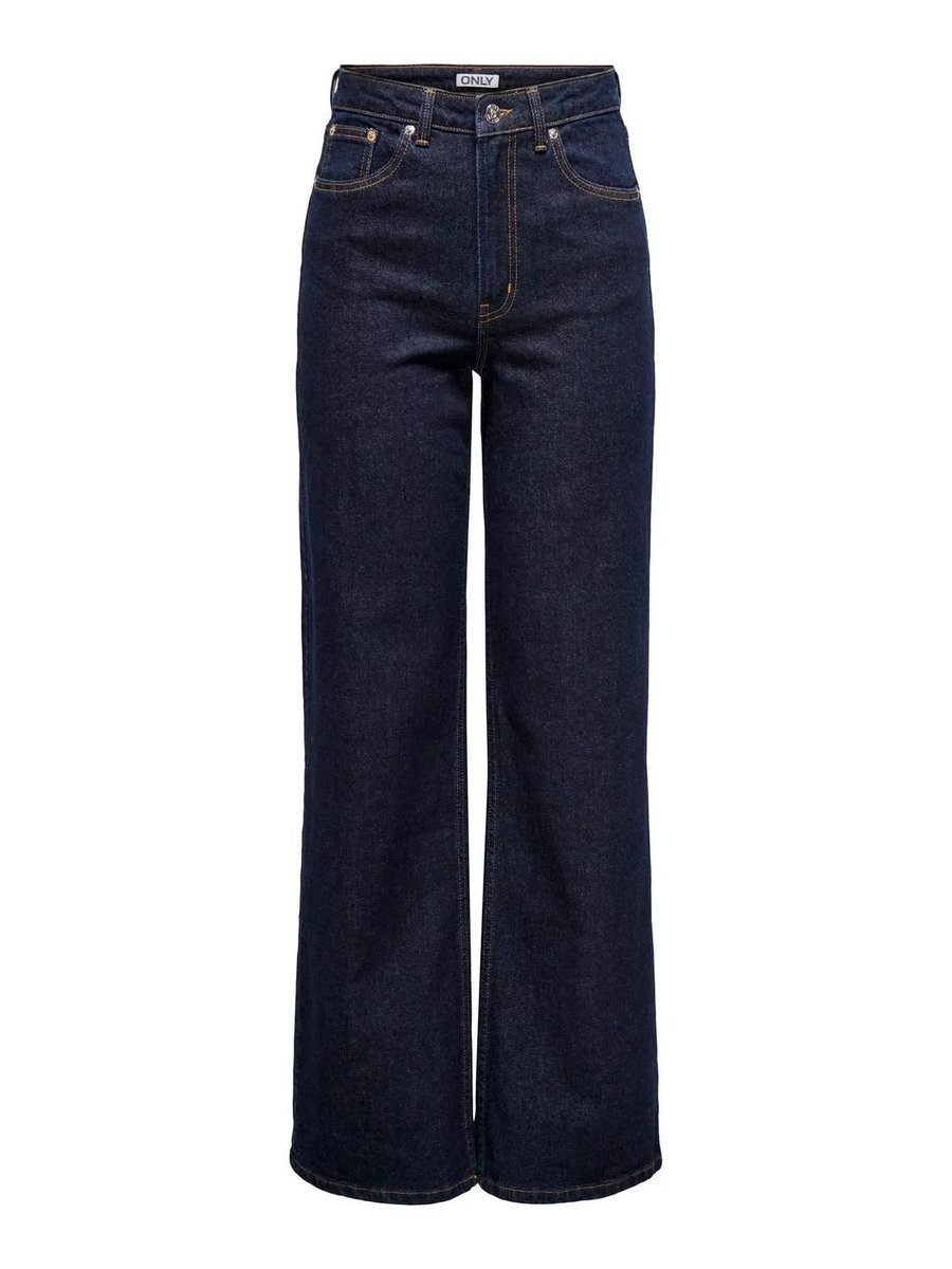 jeansy damskie only 15328295 juicy granatowy denim
