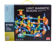 Klocki - DUŻYZESTAW ŚWIECĄCE KLOCKI MAGNETYCZNE DLA NAJMŁODSZYCH - miniaturka - grafika 1