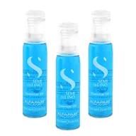 Zestawy kosmetyków damskich - Alfaparf Semi Di Lino Essential Oil, Zestaw: Kuracja Regenerująca, 3x13ml - miniaturka - grafika 1