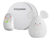 Elektroniczne nianie i monitory oddechu - BabySense Monitor oddechu 7 + Myszka LUCA by Natulino Innovations | Lampka nocna LED dla dziecka - miniaturka - grafika 1