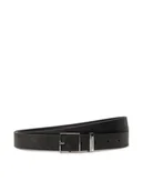 Paski - Calvin Klein Pasek Damski Branded Loop Square Belt 2.5_Mn K60K613244 Czarny - miniaturka - grafika 1