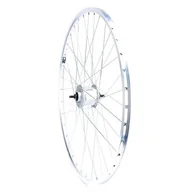 Koła rowerowe - KOŁO 28 CALI PRZÓD Z PIASTĄ SHIMANO OBRĘCZ SREBRNA - miniaturka - grafika 1