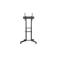 Uchwyty do monitorów - Digitus Stojak mobilny pojedynczy z półką 1xLCD max. 70" max. 50kg, VESA max. 600x400 - miniaturka - grafika 1