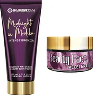 Balsamy i kremy do opalania - Supertan Midnight in Malibu Mocny Bronzer + Słoiczek Beauty Face - miniaturka - grafika 1