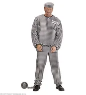 Stroje karnawałowe - Strój dla dorosłych, Więzień w paski, rozmiar M - miniaturka - grafika 1