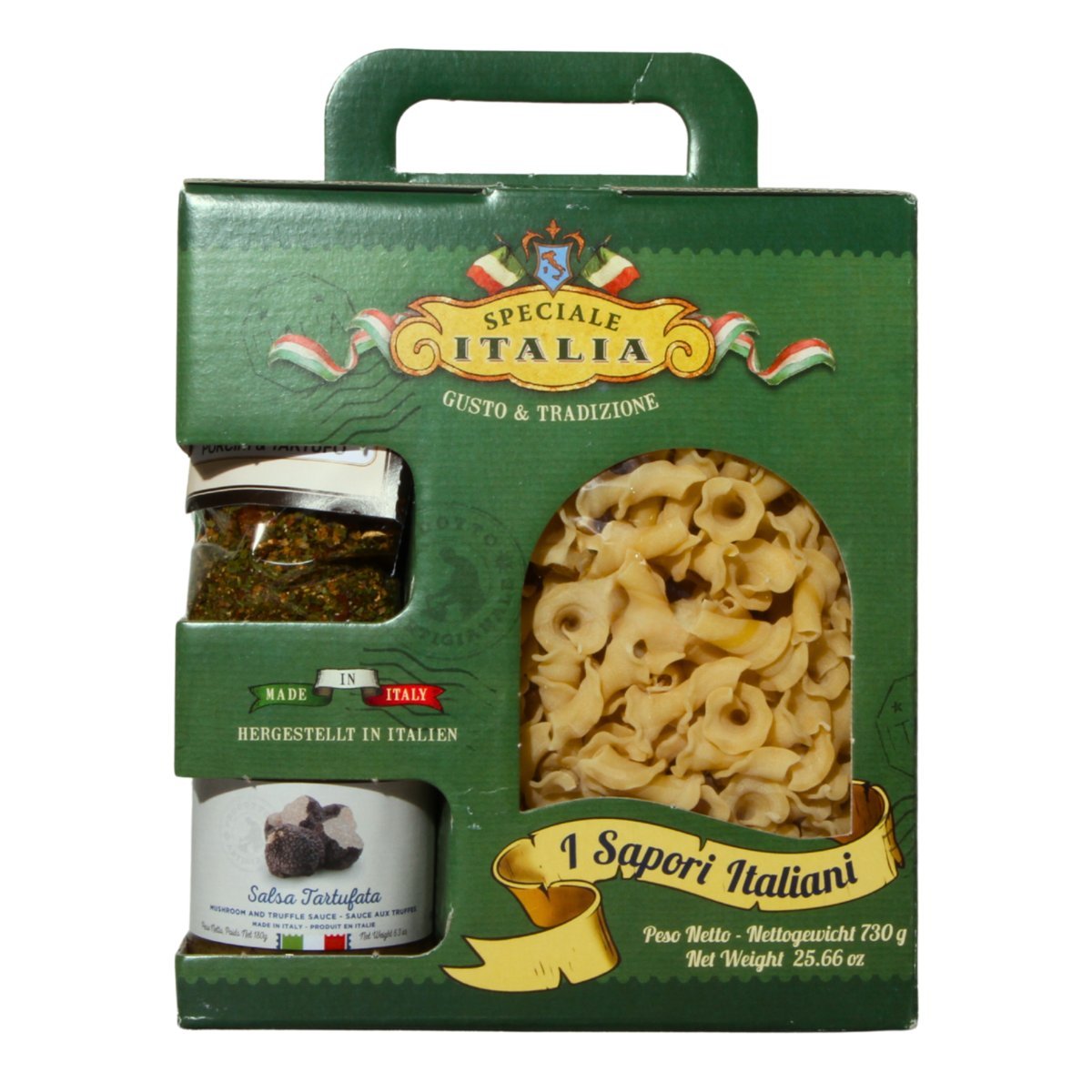 SPECIALE ITALIA ZESTAW Makaron Przyprawa Sos Truflowy PREZENT 730g