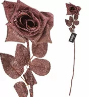 Dekoracje domu - Aluro Roślina sztuczna -róża miedziana - miniaturka - grafika 1