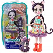 Figurki dla dzieci - ENCHANTIMALS Lalka Ciesta Cat Kotek Climber GJX40 - miniaturka - grafika 1