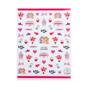 Ozdoby do paznokci - Allepaznokcie Naklejki do paznokci cienkie samoprzylepne walentynkowe Nr CA-233 - miniaturka - grafika 1