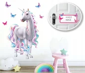 Naklejki na ścianę - Jednorożec Unicorn Naklejki na ścianę 120cm KUC095 /NaklejkiOzdobne - miniaturka - grafika 1