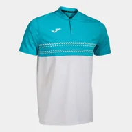 Tenis ziemny - Koszulka męska Joma Smash Short Sleeve Polo white/blue XL - miniaturka - grafika 1