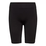 Spodenki damskie - VERO MODA Women's VMJACKIE Seamless GA NOOS szorty, czarne, L/XL, czarny, L-XL - miniaturka - grafika 1