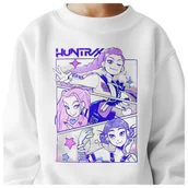 Bluzy dla dziewczynek - BLUZA DZIECIĘCA K-POPOWE ŁOWCZYNIE DEMONÓW HUNTRIX 110-116 BAWEŁNIANA - miniaturka - grafika 1