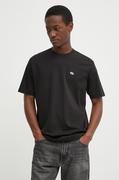 Koszulki męskie - Diesel t-shirt bawełniany T-JUST-DOVAL-PJ MAGLIETTA męski kolor czarny gładki A03819.0AIJU - miniaturka - grafika 1