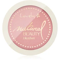 Róże do policzków - Lovely Lovely Natural Beauty Blusher róż do policzków 3 3.2g - miniaturka - grafika 1