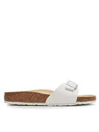 Klapki i japonki męskie - Birkenstock Klapki Madrid 0040733 Biały - miniaturka - grafika 1