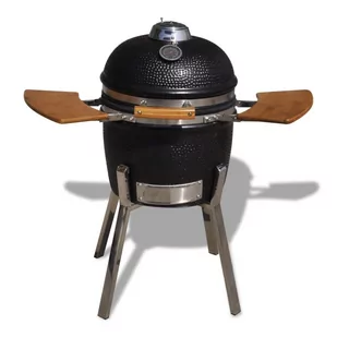 Ceramiczny grill VIDAXL Kamado z wędzarnią, 81 cm - Grille - miniaturka - grafika 1