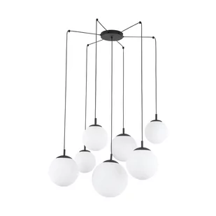 Duża lampa wisząca typu pająk, 7 kloszy TK 4794 z serii ESME WHITE - Lampy sufitowe - miniaturka - grafika 1