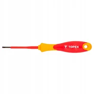 Śrubokręty - Wkrętak płaski 1000V, 2.5x75 mm, CrMo TOPEX 39D470 - miniaturka - grafika 1