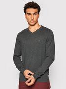 Swetry męskie - Jack&Jones PREMIUM Sweter Bluray 12195588 Szary Regular Fit - miniaturka - grafika 1