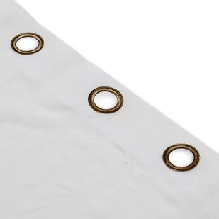 Firana KRESZ kolor biały styl klasyczny złote przelotki przelotki metalowe złote woal gnieciony 280x140 homede - SCURT/HOM/KRESZ - Firany - miniaturka - grafika 2