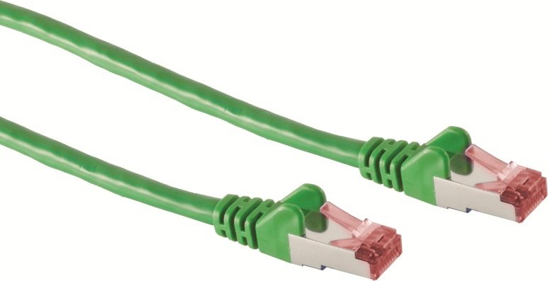 Kabel sieciowy patch S/CONN o maksymalnej łączności, kat. 6A, S/FTP, PIMF, bezhalogenowy, GHMT-CERTIFIED, zielony, 30,0 m (75730-AG)