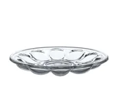 Talerze - Talerz na jajka Ambra szklany 21 x 3 cm, przezroczysty - miniaturka - grafika 1