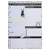 Planery - Planer Tygodniowy, Purrrfect School, A4, 52 Kartki - miniaturka - grafika 1