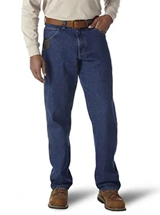 Wrangler Riggs Workwear Men's Ripstop Carpenter Jean, Antyczny indygo, 35W / 32L - Koszulki i topy damskie - miniaturka - grafika 1