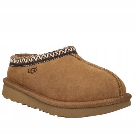 UGG KAPCIE DZIECIĘCE BRĄZOWE WSUWANE SKÓRZANE 28,5 14AB