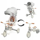 Rowerki trójkołowe - ROWEREK 3W1: TRÓJKOŁOWY, BIEGOWY, WÓZEK SPACEROWY, ROWER OBROTOWY DLA DZIECI PREZENT - miniaturka - grafika 1