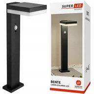 Lampy ogrodowe - Lampa LED Ogrodowa stojąca Słupek 50 cm solarna Premium SuperLED - miniaturka - grafika 1