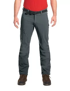 Kurtki męskie - Maier Sports Roll-up Nil męskie spodnie trekkingowe z podwijaną nogawką, szary, 34 - grafika 1