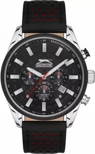 Zegarek Zegarek męski SLAZENGER SL.09.2096.2.03 czarny fashion na prezent - Zegarki męskie - miniaturka - grafika 1